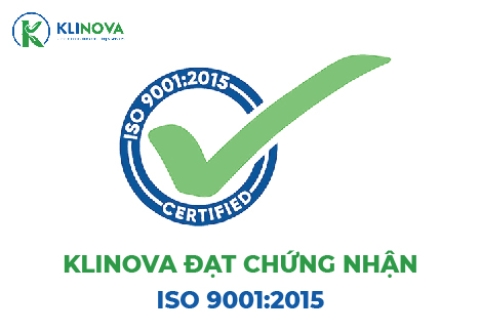KLINOVA đạt Chứng nhận ISO 9001:2015